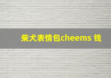 柴犬表情包cheems 钱